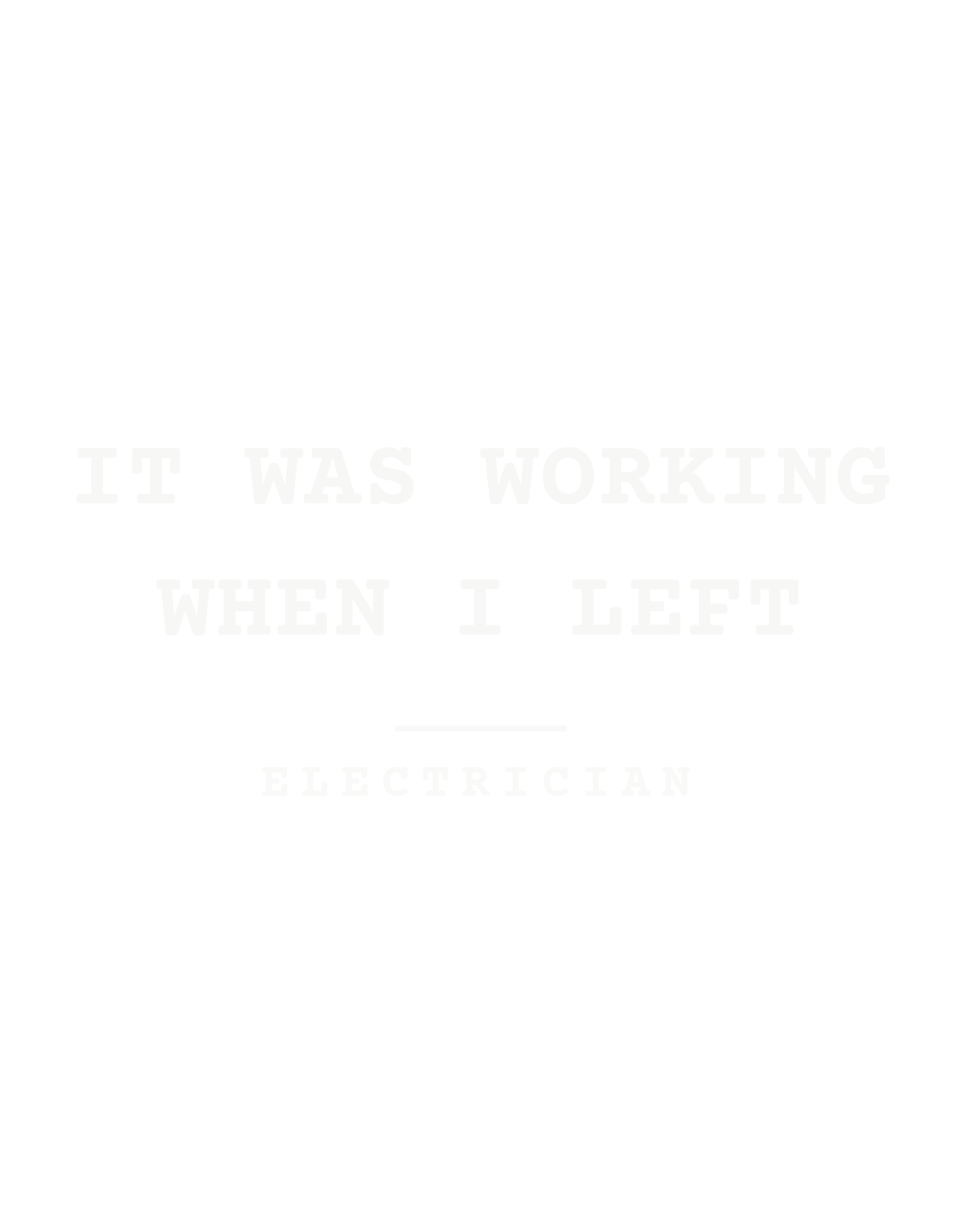 It was working when I left